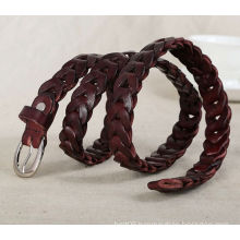 Strong in quality handmade braided genuine leather belt